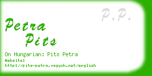 petra pits business card